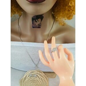 4pcs necklace, silver Jewelry fashion diamond every occasion any occasion